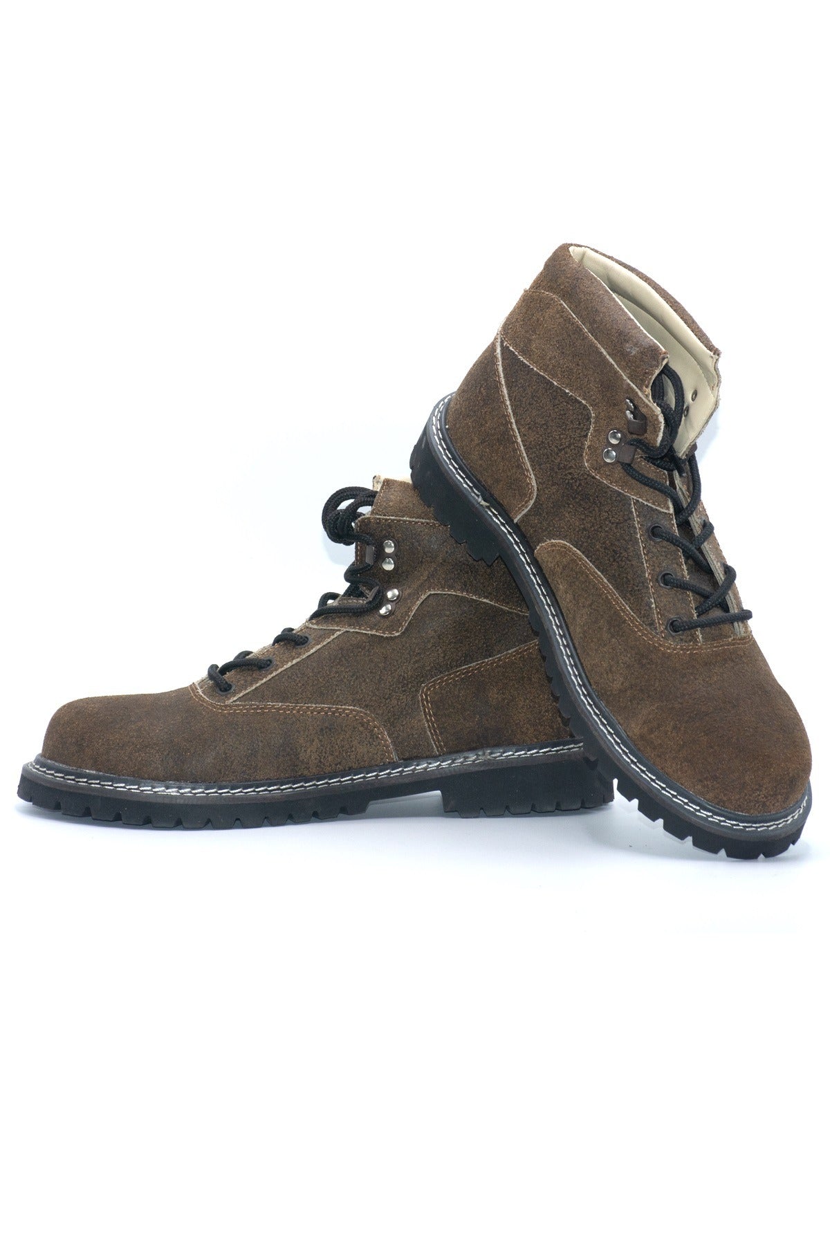 Lederhosen-Schuhe für Herren – Tiefes Mokkabraun