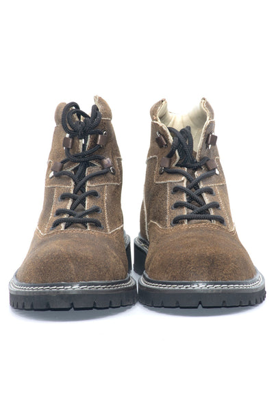 Lederhosen-Schuhe für Herren – Tiefes Mokkabraun