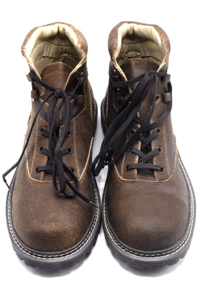Lederhosen-Schuhe für Herren – Tiefes Mokkabraun